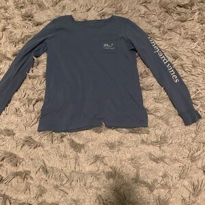 VINEYARD VINES Kids Blue Long Sleeve Shirt